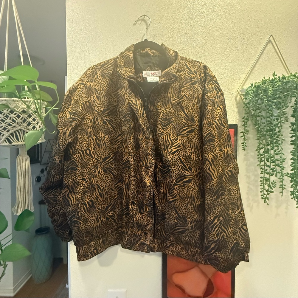 Vintage Animal Print Jacket